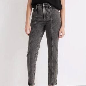Madewell The Perfect Vintage Straight Jean in Meaford Wash: Seamed Edition sz 29